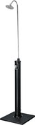 BESTWAY Doccia solare da giardino 8 lt, colore nero, base inclusa