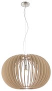 Eglo 95042 - Lampadario a sospensione STELLATO con cavo 1xE27/60W/230V Ø 70 cm beige