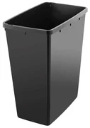 Bidone nero in plastica 40 L - Addis