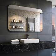 Specchio arrotondati da parete L199