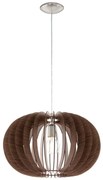 Eglo 95025 - Lampadario a sospensione con filo STELLATO 1xE27/60W/230V marrone