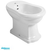 Kerasan "Retrò" Bidet da terra distante dalla parete bianco lucido