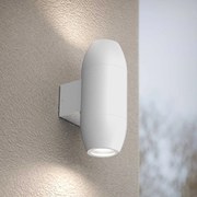 Applique Ovale Bidirezionale IP65 GU10 per esterni Grande - Bianca