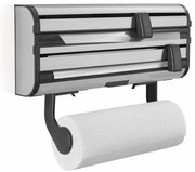 Porta pellicola e alluminio da parete da parete argentato in metallo Parat Royal – LEIFHEIT