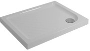 Piatto doccia CERAMICA DOLOMITE in ceramica ITALIA bianco L 120 x L 80 cm lucido
