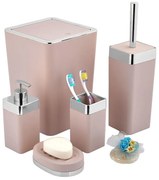 Set di accessori da bagno rosa - Oyo Concept