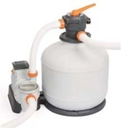 POMPA CON FILTRO A SABBIA art.58486 FLOWCLEAR PORTATA 11.355 LITRI per piscine fino a lt.66.600 () BESTWAY