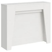 Consolle allungabile 90x25/211 cm Anea Bianco Frassino