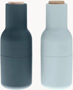 Set macina sale e pepe con coperchio in legno di faggio Bottle Grinder 2 pz