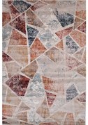 Tappeto Mosaico geometrico multicolore, L 230 x L 160 cm