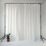 Tenda bianca 130x170 cm White - Linen Tales