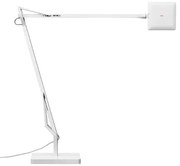 Flos Kelvin Edge Base Lampada da tavolo orientabile a luce diretta in alluminio Bianco