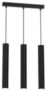 Lampadario a sospensione con filo HUDSON 3xGU10/8W/230V nero