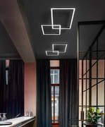 CROSS: Plafoniera LED moderna dal design essenziale - 3 temperature luce