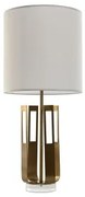 Lampada da tavolo Home ESPRIT Bianco Dorato Ferro 50 W 220 V 35 x 35 x 78 cm