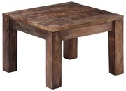 Tavolino Da Salotto 50x50x35 Cm Legno Massello Di Mango /
