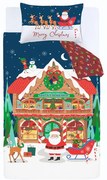 Set copripiumino e federa per letto singolo 135x200 cm Santa's Workshop – Catherine Lansfield