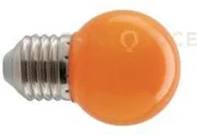 Lampadina led e27 1w 200lm arancio 300° 45x69,5mm 15000h cri80 klas...