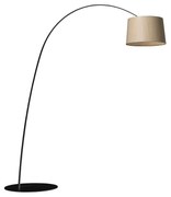 Foscarini - Twiggy LED Piantana Nero/Quercia Foscarini