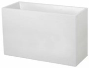 Vaso EDA Muret Graphit Bianco Plastica 99,5 x 39,5 x 60 cm