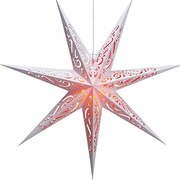 Markslöjd 703553 - Decorazione natalizia ELIN 1xE14/25W/230V bianco/rosso 75 cm