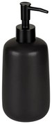Dispenser per sapone nero opaco in ceramica 500 ml Olinda – Allstar