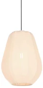 Lampada a sospensione Japandi crema con paralume in tessuto 27 cm - Sable