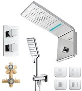 Kit incasso doccia BOSSINI Agua Syncro Rain cromato