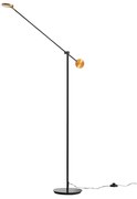 Lucande - Adomas LED Piantana Black/Gold Lucande