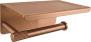 Portarotolo con ripiano 6613 Modern Copper Brush