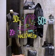 Halloween neon | Vetrofania