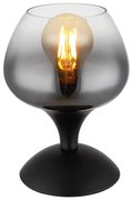 Globo 15548T2 - Lampada da tavolo MAXY 1xE27/40W/230V nero