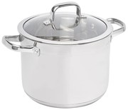 Lamart - Pentola con coperchio 24 cm in acciaio inox