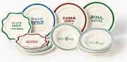 Servizio di piatti in porcellana Tutti con motivo decorativo, 4 persone, set da 12