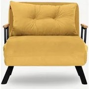 Poltrona letto senape 60x78x78 Sando