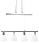 Lindby - Simeon Lampada a Sospensione Bianco/Nickel Lindby