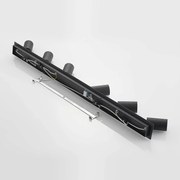 Faretto da soffitto Lindby Joffrey, 116 cm, nero, a 6 luci, GU10