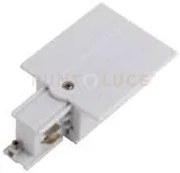 Innesto destro bianco per binario incasso 9,8x5,6x3,2cm inc-track-n...