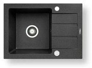 Pyramis 70165701 - Lavello cucina NEXT 62x44 cm granito/nero