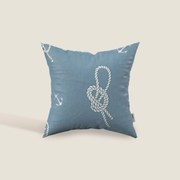 Marino cuscino in cotone disponibile in diverse colorazioni stile marinaresco azzurro