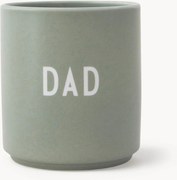 Tazza di design senza manico con scritta fronte e retro Favourite DAD/LOVE
