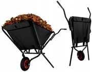 Carrello pieghevole da giardino GARDENLINE nero