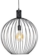 Lampada a sospensione di design nera 50 cm - WIRE DOS