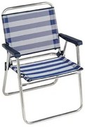 Sedia da Spiaggia Alco 1-63156 Alluminio Fissa 57 x 78 x 57 cm (57 x 78 x 57 cm)