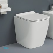 The ArtCeram "A16" Wc Da Terra Filo Muro Senza Brida Bianco Lucido