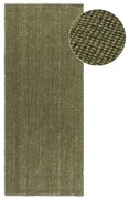 Passatoia color kaki in iuta 80x200 cm Bouclé – Hanse Home
