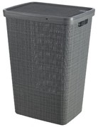 Cesto portabiancheria grigio scuro , 58 l Jute - Curver