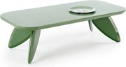 Tavolino Soraya in MDF laccato – verde chiaro – 120x60x36 cm