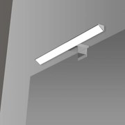 Lampada LED Universale Triangolare per Specchio da 30 cm Cromo