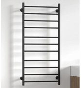 Kamalu - Termoarredo scaldasalviette elettrico colore nero opaco | KAM-TR100N